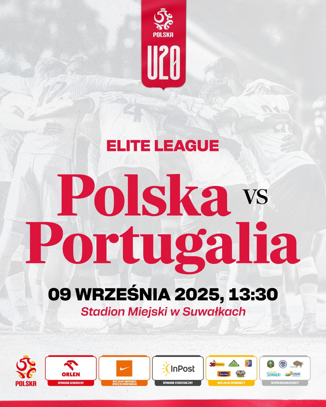 ⚽ Polska U20 zagra w Suwałkach!
