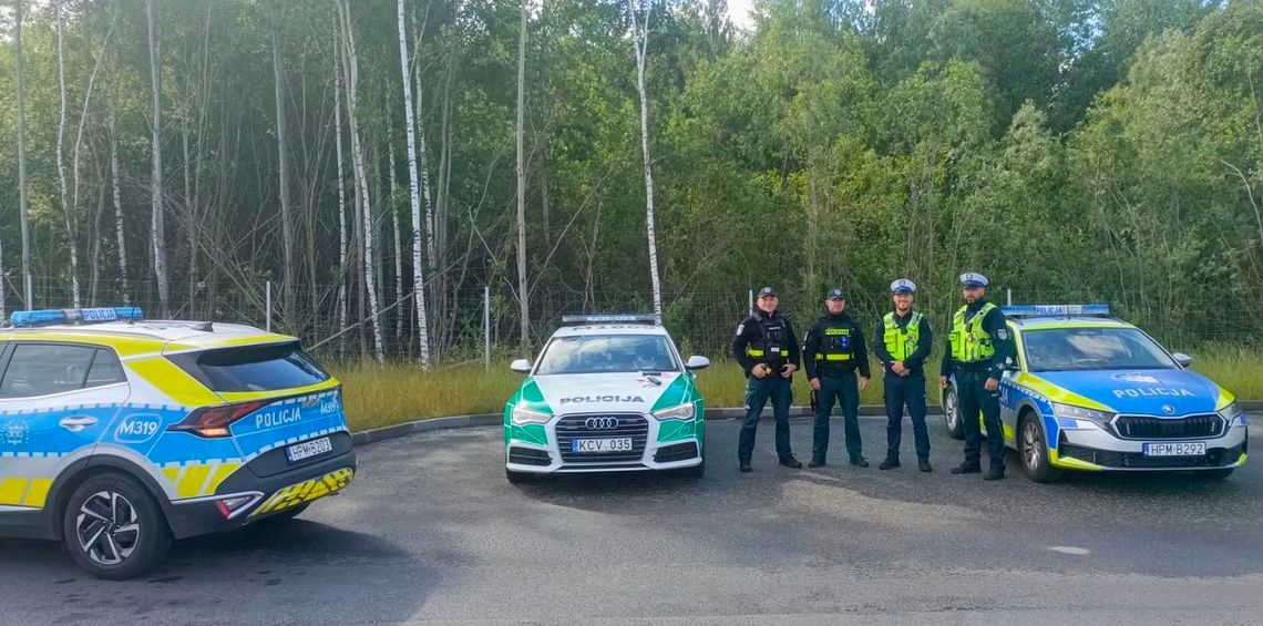 Polsko-litewskie patrole na drogach. Wspólne działania policjantów z Suwałk i Mariampola Polsko-litewskie patrole na drogach. Wspólne działania policjantów z Suwałk i Mariampola