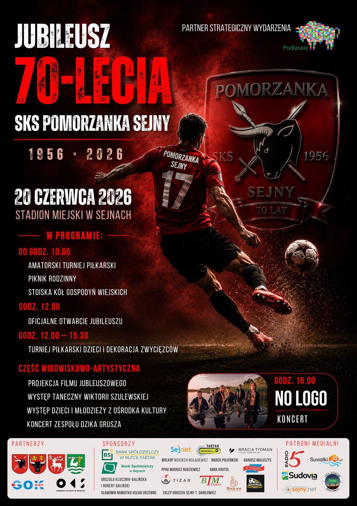 ⚽🎉 Pomorzanka Sejny świętuje 70-lecie! Przed mieszkańcami wielkie sportowe święto