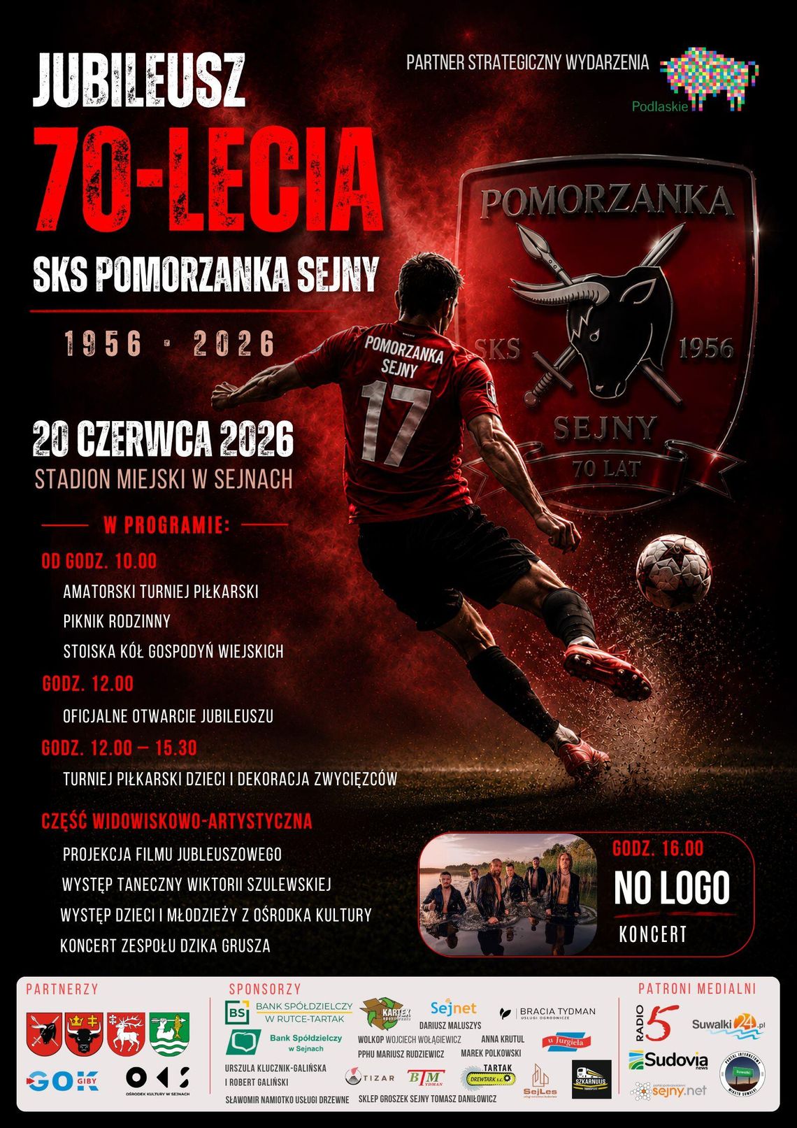 ⚽🎉 Pomorzanka Sejny świętuje 70-lecie! Przed mieszkańcami wielkie sportowe święto ⚽🎉 Pomorzanka Sejny świętuje 70-lecie! Przed mieszkańcami wielkie sportowe święto