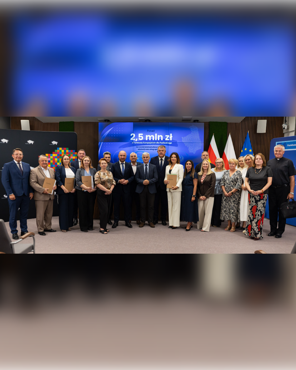 Niemal 2,9 mln zł wartości podpisanych umów. 11 projektów otrzyma wsparcie z Funduszy Europejskich. Niemal 2,9 mln zł wartości podpisanych umów. 11 projektów otrzyma wsparcie z Funduszy Europejskich.