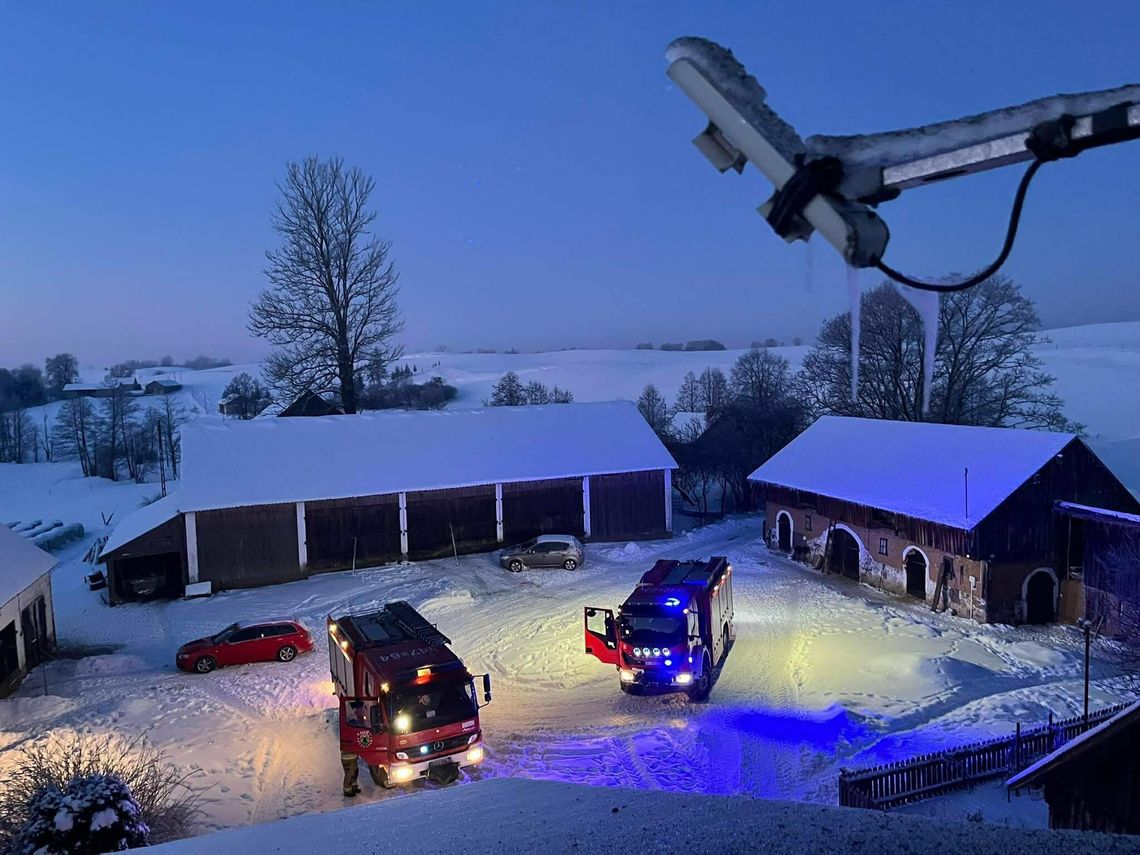 🔥 Pożar sadzy w przewodzie kominowym w Smolnicy (gm. Rutka-Tartak)