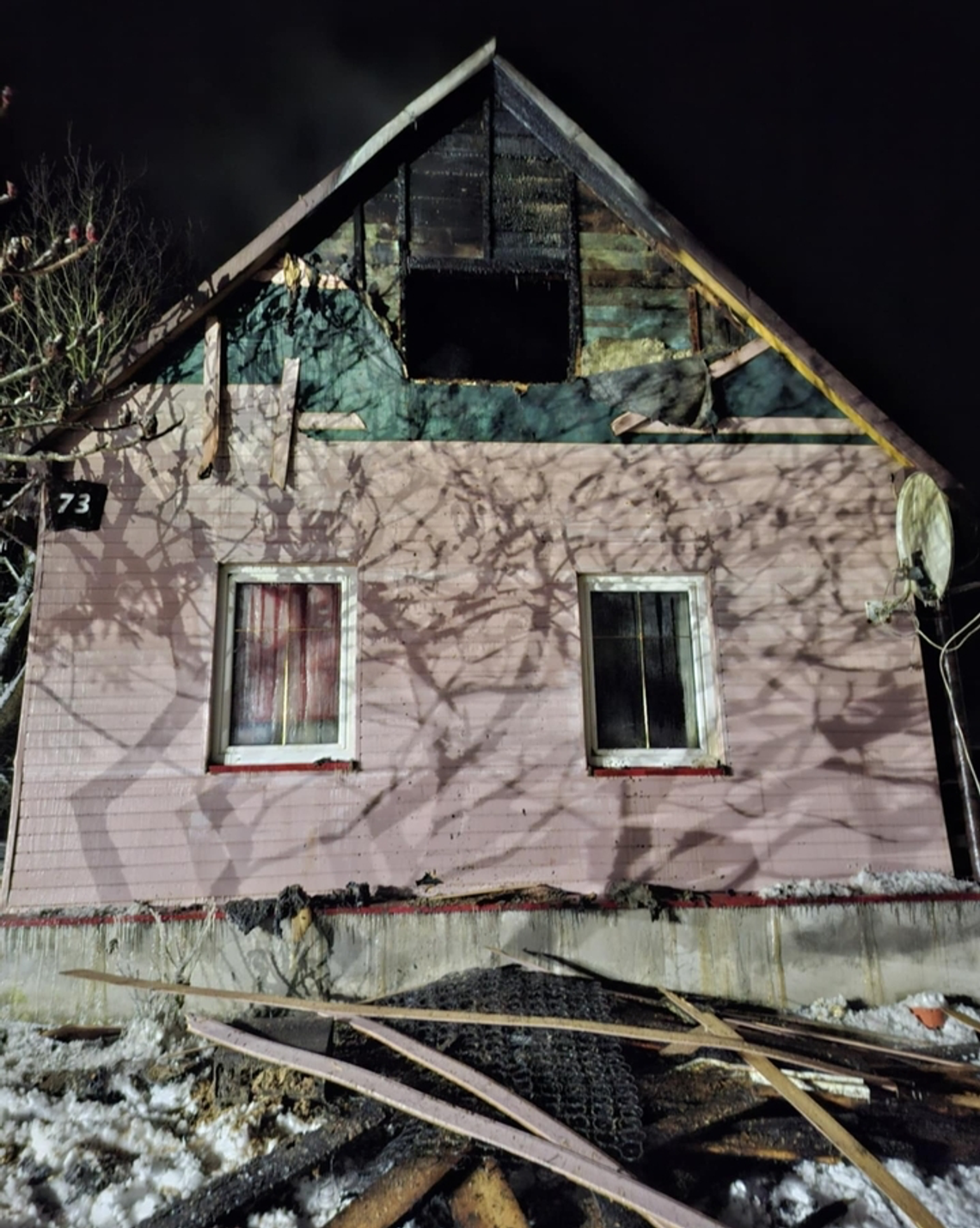 Pożar w Kaletniku. Trwa zbiórka na odbudowę domu