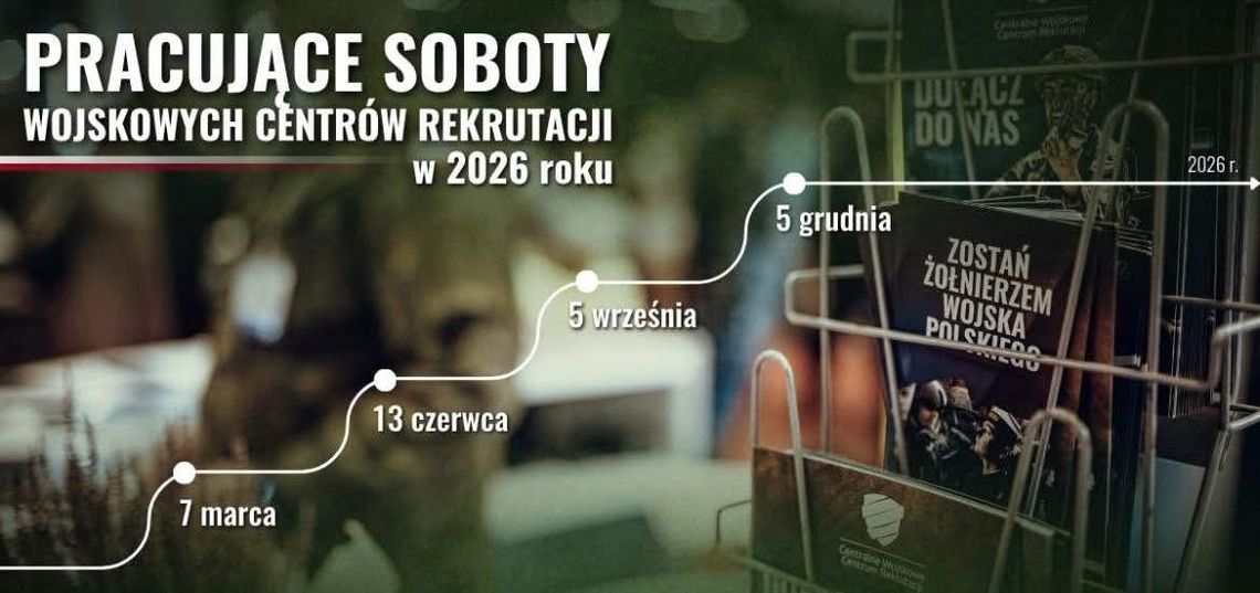 Pracująca sobota w WCR w Suwałkach. Przyjdź i dowiedz się więcej o służbie wojskowej