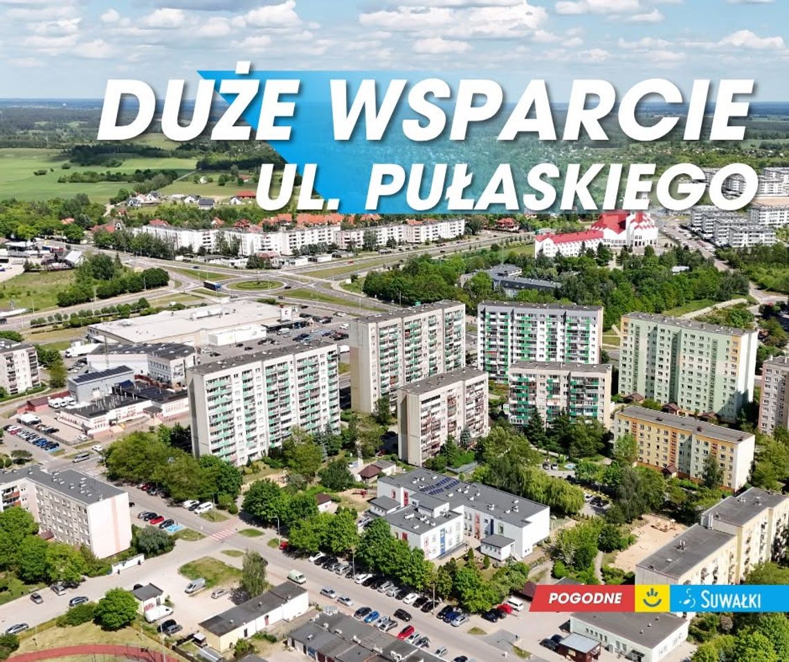 Prawie 5,6 mln zł na ulicę Pułaskiego w Suwałkach. Będą remonty i nowa infrastruktura Prawie 5,6 mln zł na ulicę Pułaskiego w Suwałkach. Będą remonty i nowa infrastruktura