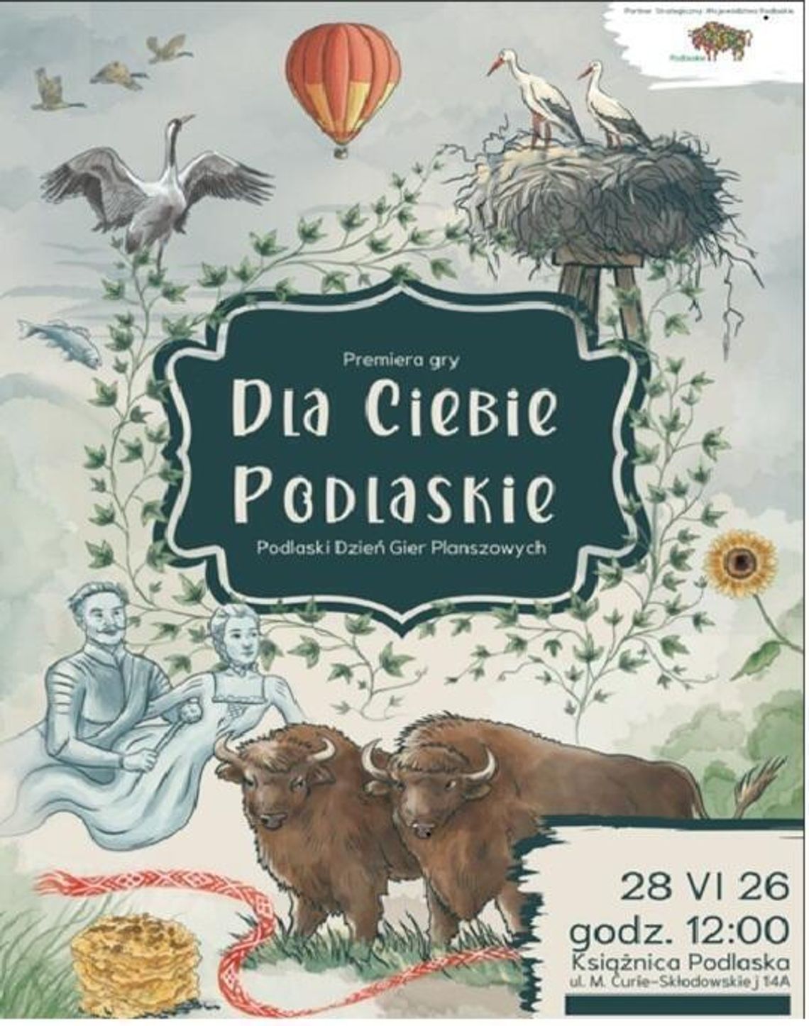 🎲 Premiera gry „Dla Ciebie Podlaskie”. Poznaj region podczas Podlaskiego Dnia Gier Planszowych