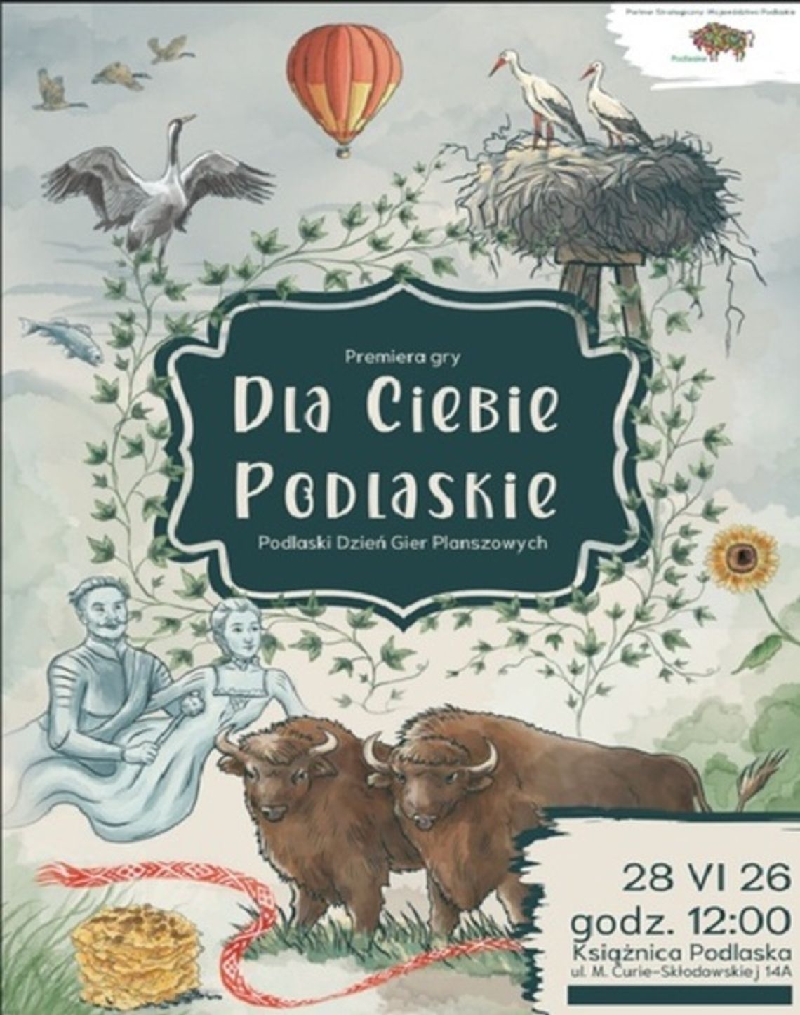 Premiera gry planszowej „Dla Ciebie Podlaskie” w Książnicy Podlaskiej