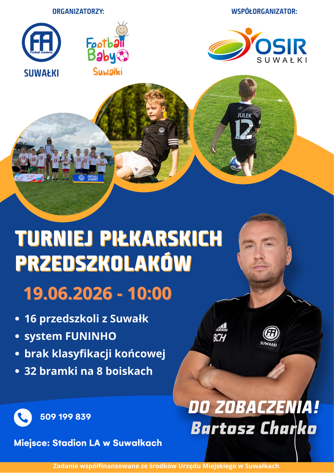Przedszkolaki opanują stadion. Przed nami Turniej Piłkarskich Przedszkolaków w Suwałkach