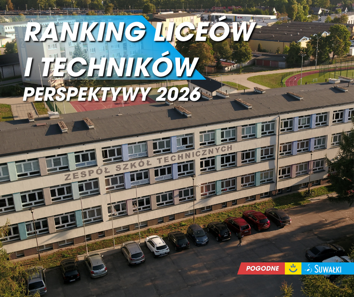 Ranking Liceów i Techników Perspektywy 2026 – Suwałki z kolejnymi sukcesami Ranking Liceów i Techników Perspektywy 2026 – Suwałki z kolejnymi sukcesami