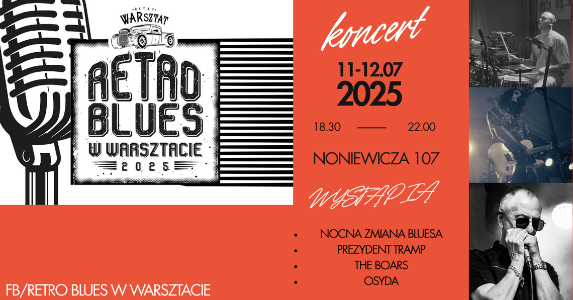 🎸 Retro Blues wraca! Druga edycja festiwalu już 11–12 lipca 2025!
