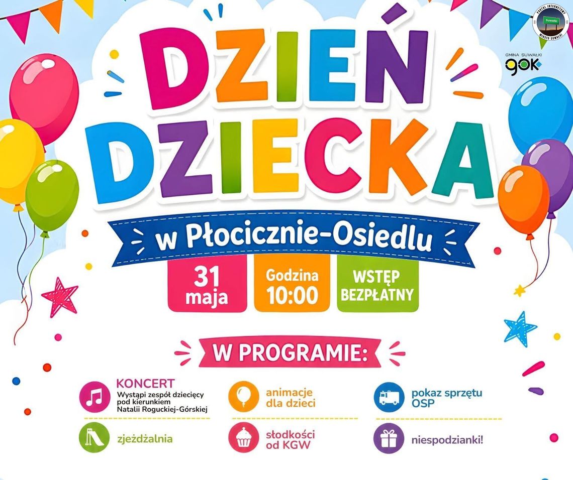 Rodzinny Dzień Dziecka w Płocicznie-Osiedlu – moc atrakcji dla najmłodszych Rodzinny Dzień Dziecka w Płocicznie-Osiedlu – moc atrakcji dla najmłodszych