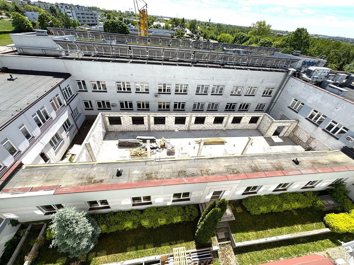 Rozbudowa SOR w Suwałkach postępuje zgodnie z harmonogramem