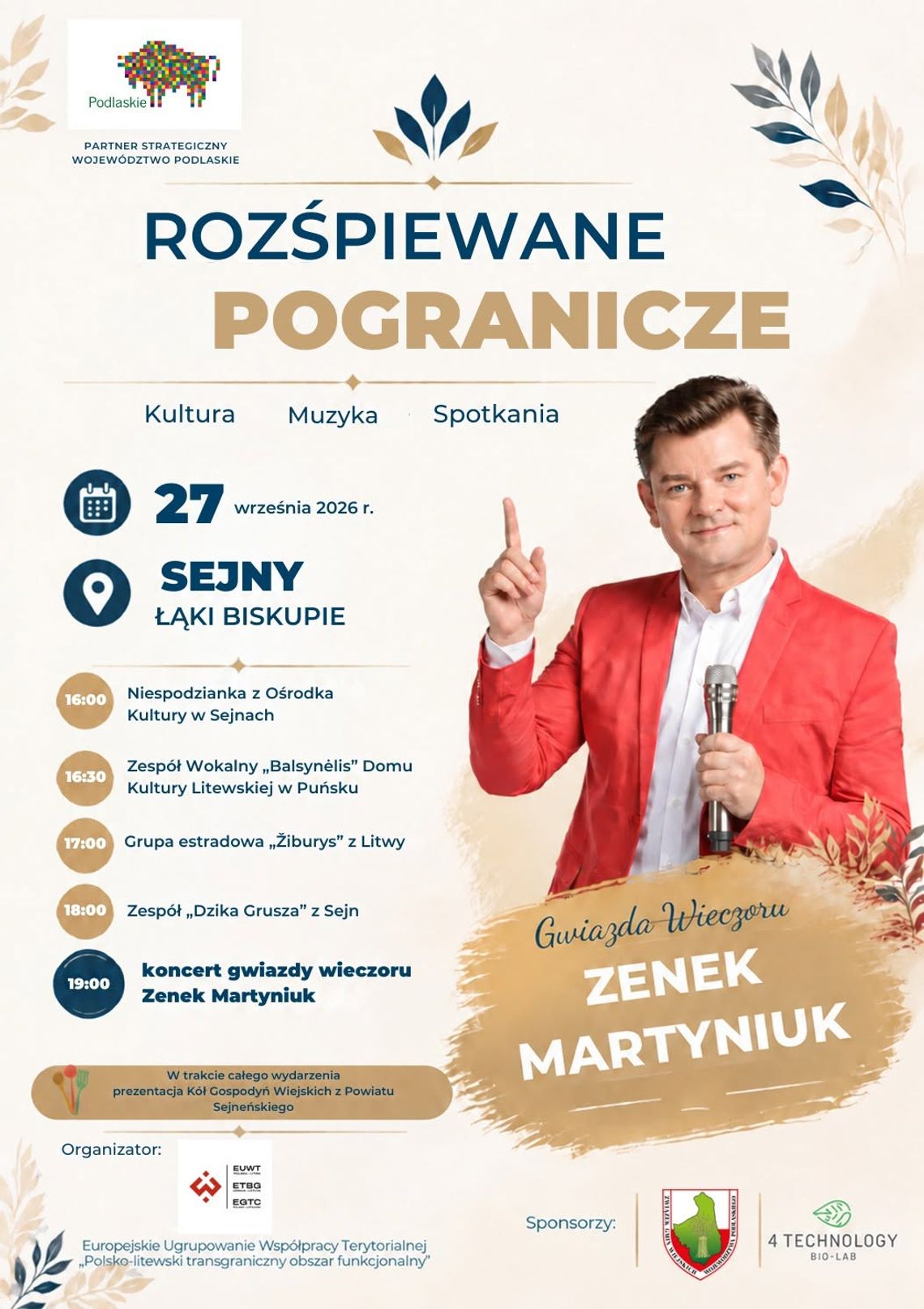 „Rozśpiewane Pogranicze” w Sejnach. Zenek Martyniuk gwiazdą wieczoru „Rozśpiewane Pogranicze” w Sejnach. Zenek Martyniuk gwiazdą wieczoru