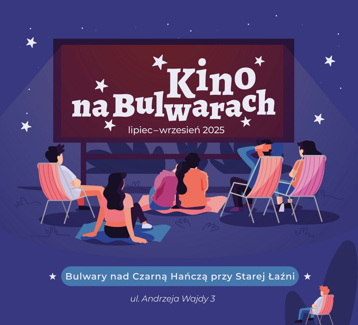 🎬 Rusza kino plenerowe na bulwarach! Darmowe seanse pod gołym niebem