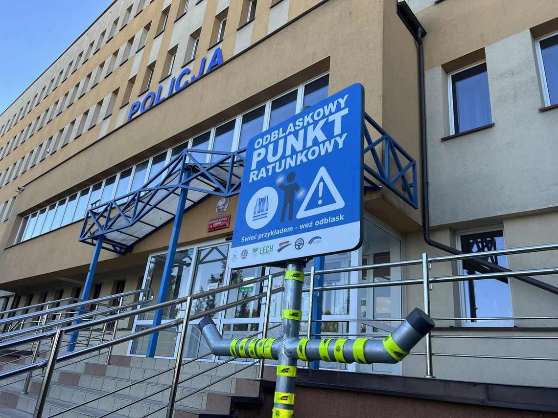 🚦 Rusza „Odblaskowy Punkt Ratunkowy” w Suwałkach 🚦 Rusza „Odblaskowy Punkt Ratunkowy” w Suwałkach