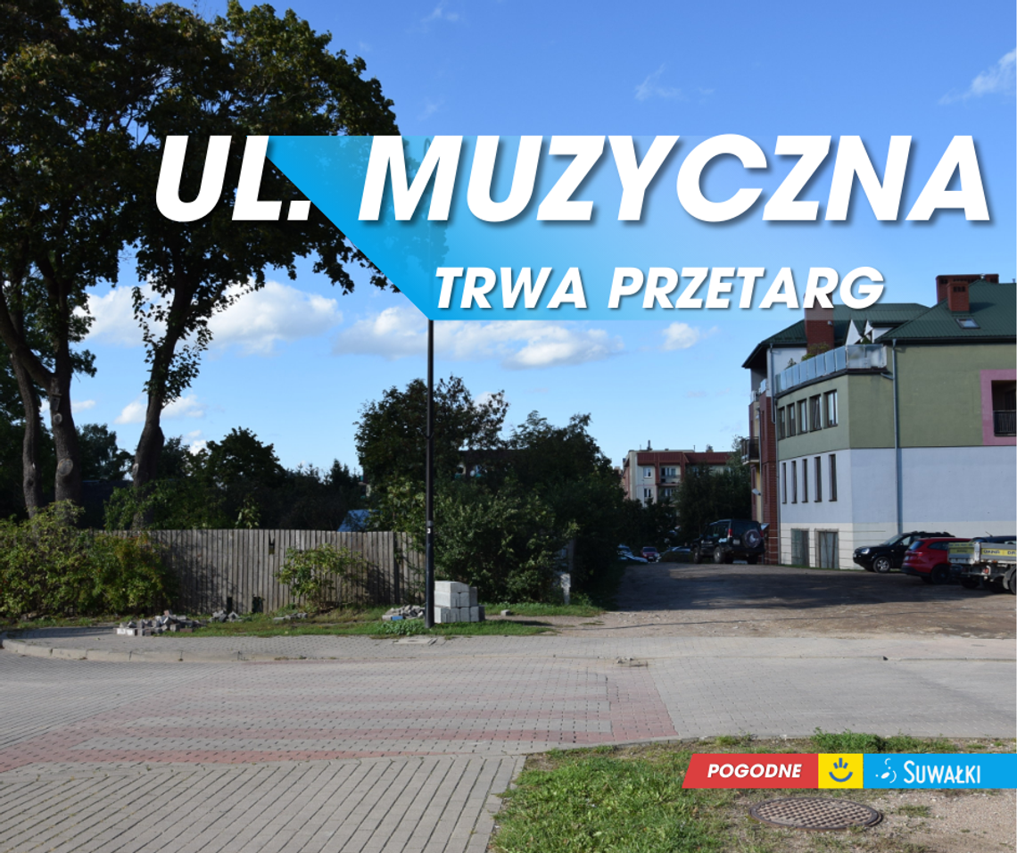 📢 Rusza przetarg na rozbudowę ul. Muzycznej w Suwałkach! 🎶🚧 📢 Rusza przetarg na rozbudowę ul. Muzycznej w Suwałkach! 🎶🚧