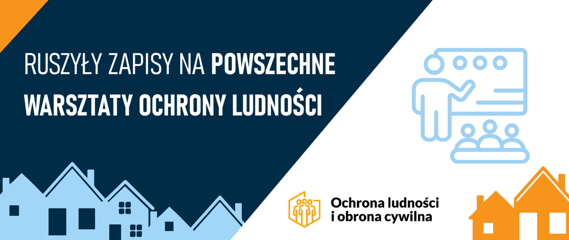Ruszyły zapisy na bezpłatne warsztaty ochrony ludności. Każdy może wziąć udział Ruszyły zapisy na bezpłatne warsztaty ochrony ludności. Każdy może wziąć udział