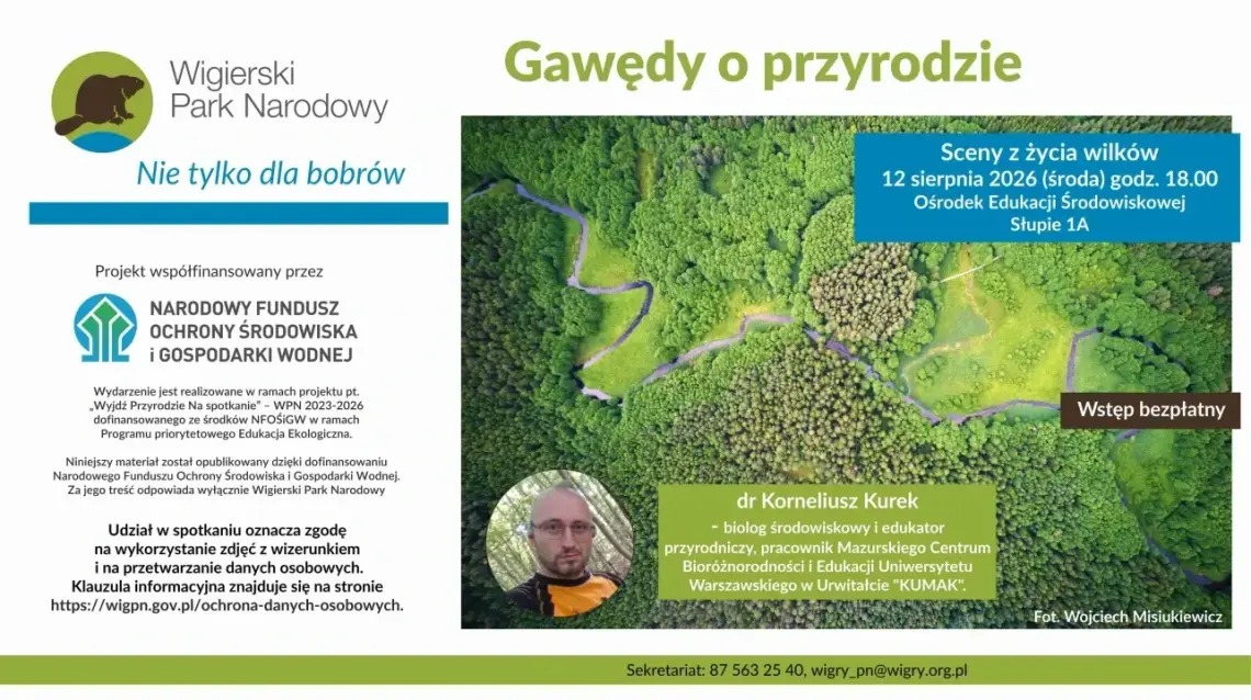 Sceny z życia wilków”. Gawędy o przyrodzie już 12 sierpnia w Słupiu Sceny z życia wilków”. Gawędy o przyrodzie już 12 sierpnia w Słupiu