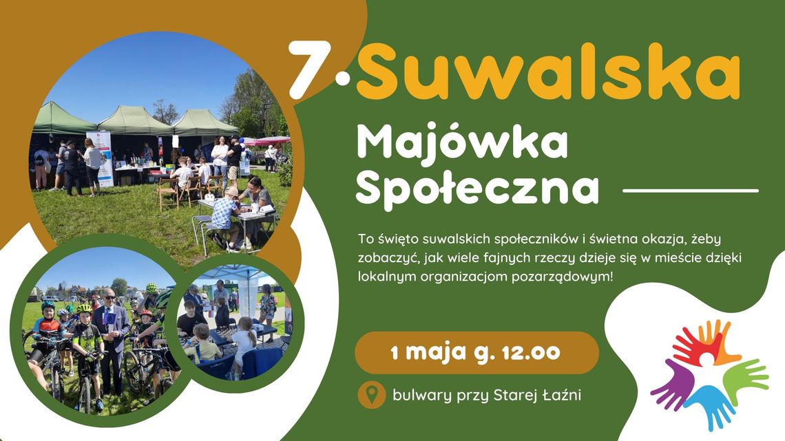 Siódma Suwalska Majówka Społeczna już 1 maja – spotkajmy się na bulwarach!