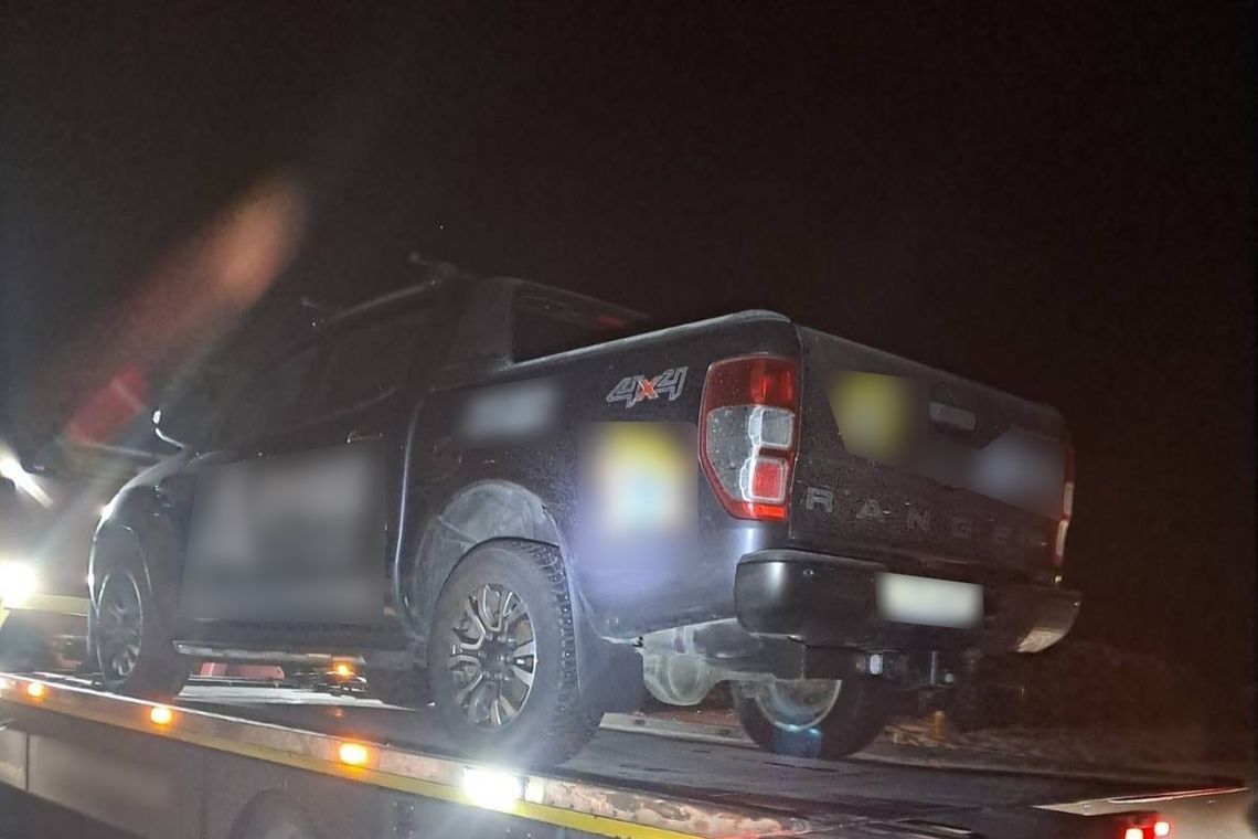 🚗 Skradziony Ford odzyskany przy granicy z Litwą. Kierowcą był obywatel Kosowa