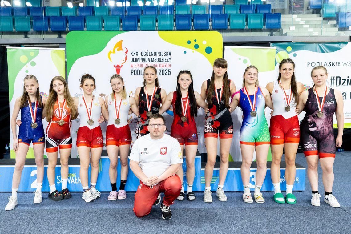 🔥 Sportowe emocje na Suwałki Arena! Za nami zapaśnicze pojedynki w ramach Ogólnopolskiej Olimpiady Młodzieży