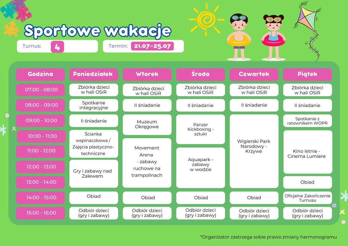 🏃‍♂️ Sportowe Wakacje: 3. turnus za nami! 💪