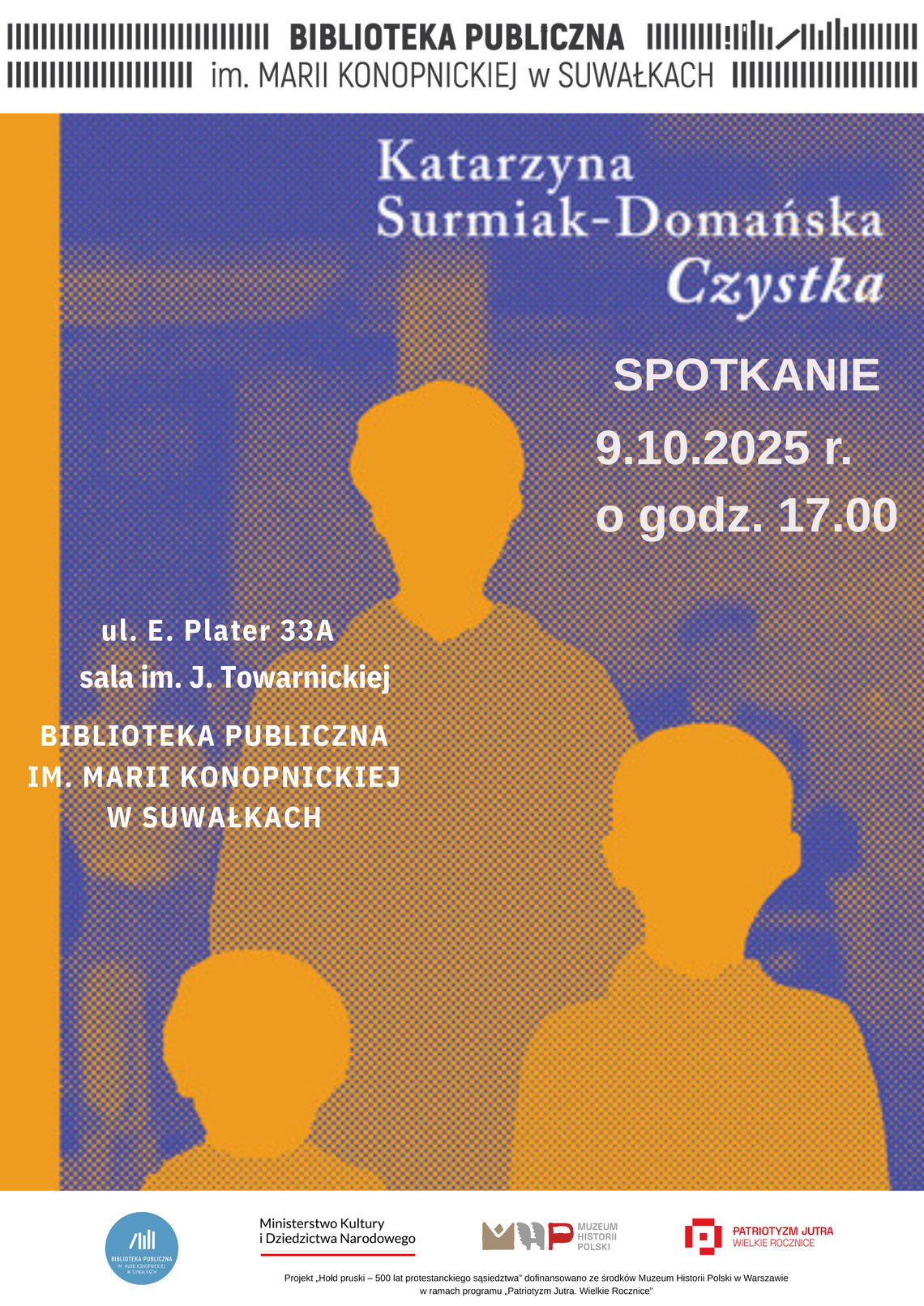 📚 Spotkanie autorskie z Katarzyną Surmiak-Domańską w Suwałkach