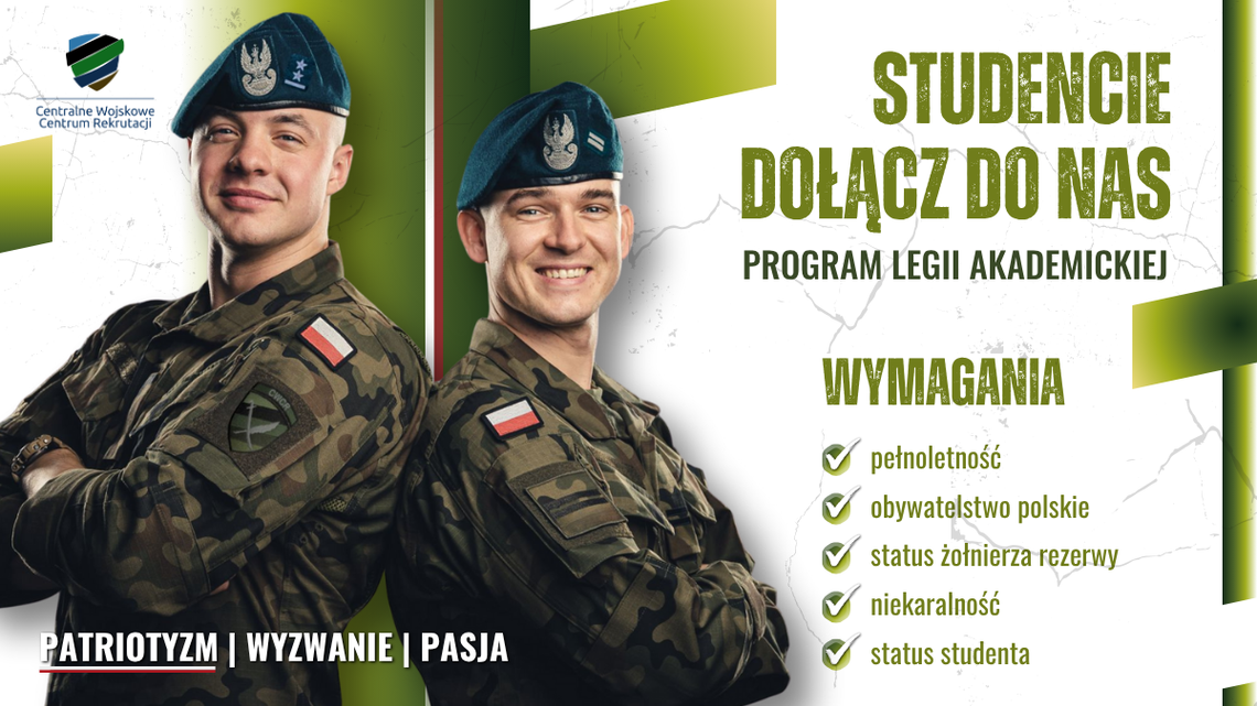 🎖️ Spotkanie dla studentów PUZ – rekrutacja, Legia Akademicka i WOT już 21 listopada! 🎖️ Spotkanie dla studentów PUZ – rekrutacja, Legia Akademicka i WOT już 21 listopada!
