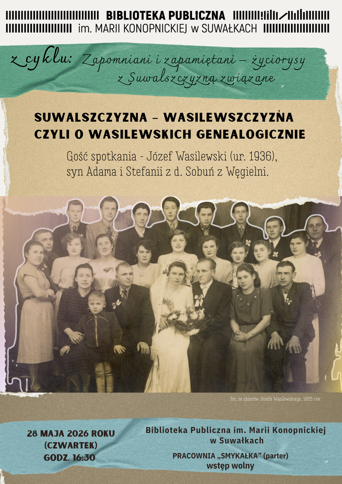 Spotkanie o rodzinie Wasilewskich w suwalskiej bibliotece Spotkanie o rodzinie Wasilewskich w suwalskiej bibliotece
