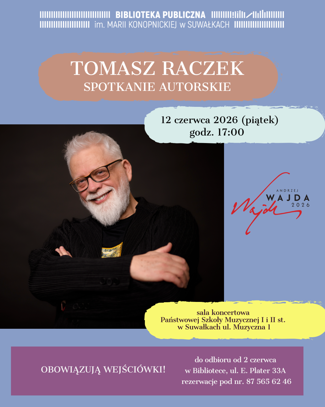 Spotkanie z Tomaszem Raczkiem w Suwałkach Spotkanie z Tomaszem Raczkiem w Suwałkach