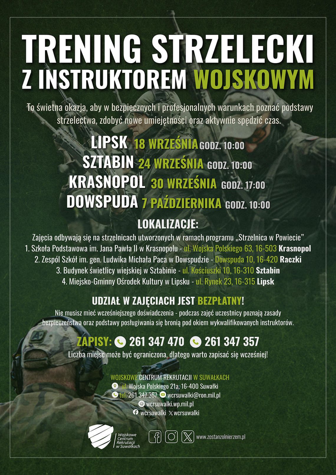 Sprawdź swoje umiejętności na wirtualnej strzelnicy. WCR Suwałki zaprasza na treningi Sprawdź swoje umiejętności na wirtualnej strzelnicy. WCR Suwałki zaprasza na treningi