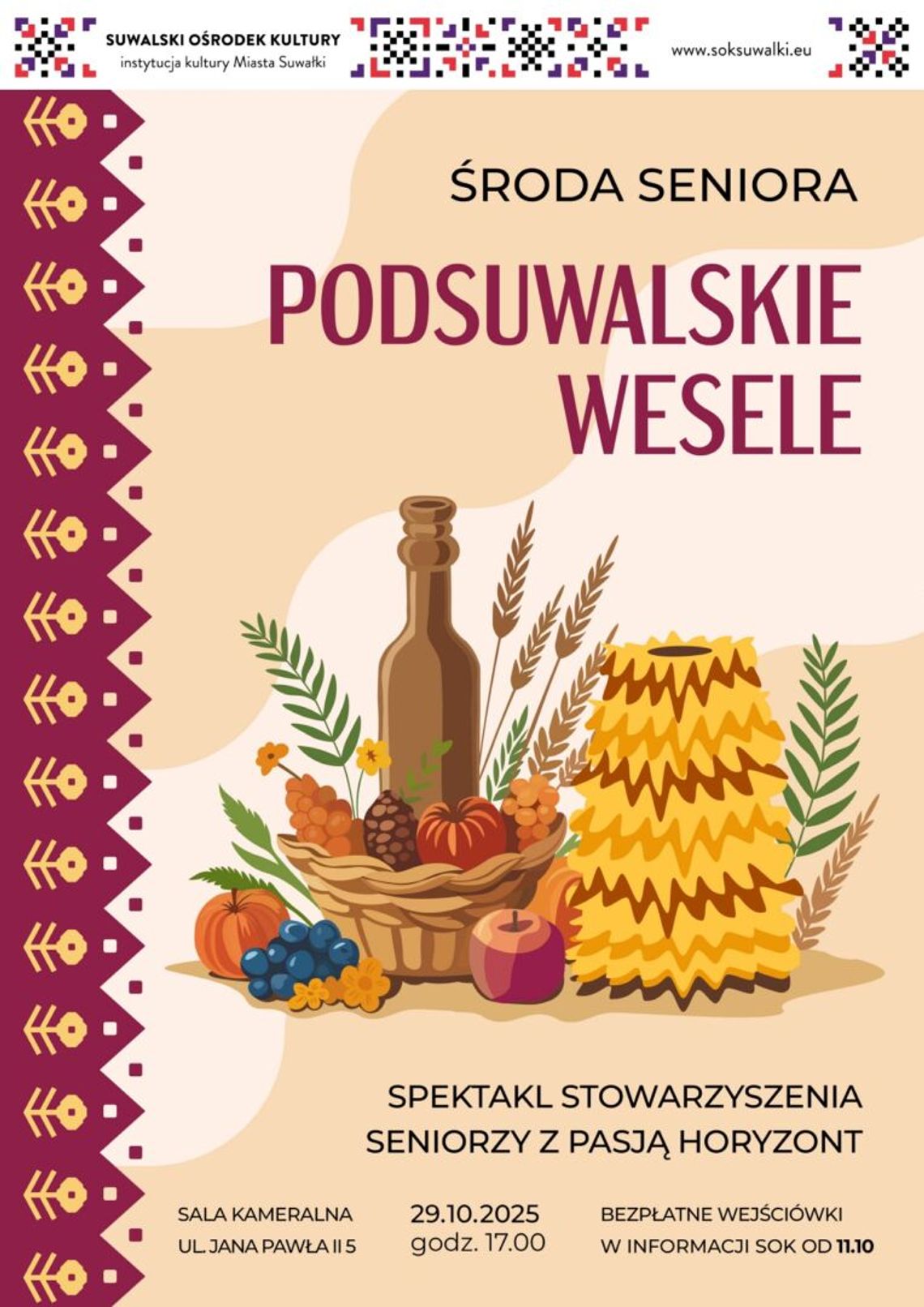 💒 Środa Seniora: „Podsuwalskie wesele” – humor, emocje i swojski klimat! 🎭