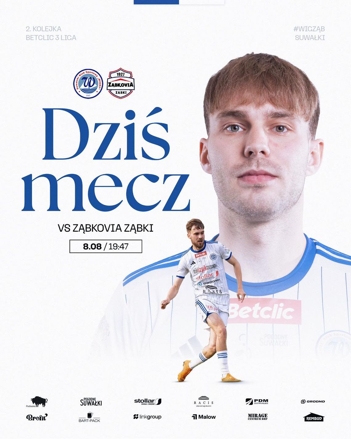 ⚽🔥 Start Betclic III Ligi na Zarzeczu! Wigry Suwałki podejmą MKS Ząbkovia Ząbki