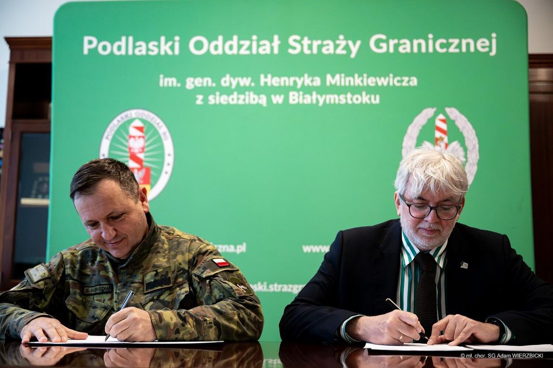 Straż Graniczna i Muzeum Wojska w Białymstoku podpisały porozumienie o współpracy