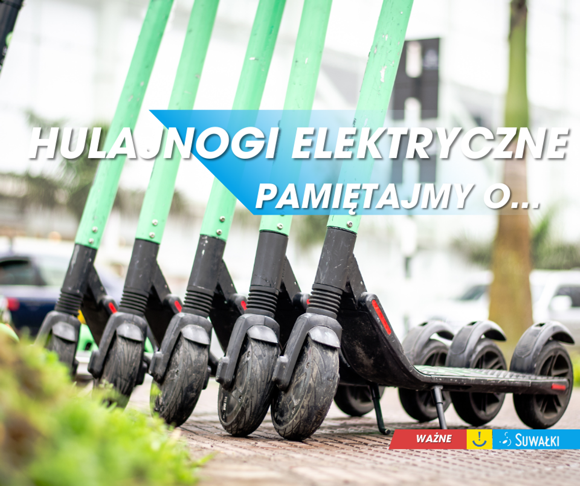 🛴 Straż Miejska w Suwałkach przypomina: zasady jazdy hulajnogą elektryczną