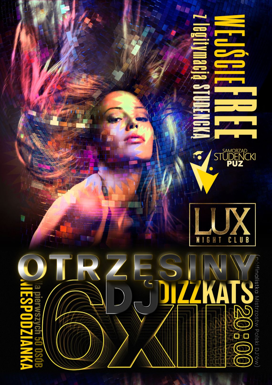 🎉 Studenckie OTRZĘSINY – Samorząd Studencki zaprasza! Wielka impreza już 6 grudnia! 🎧🔥