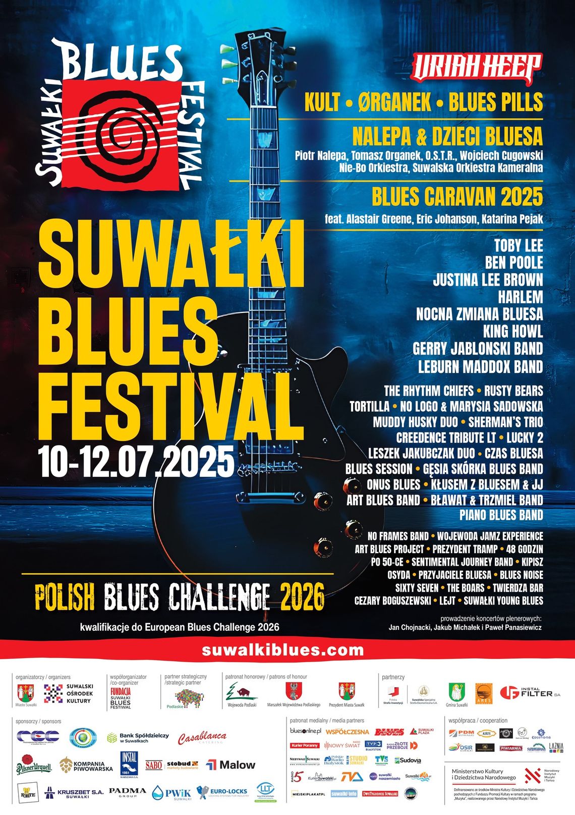 Suwałki Blues Festival 2025 – trzy dni muzycznego święta z udziałem gwiazd z całego świata! 🎷