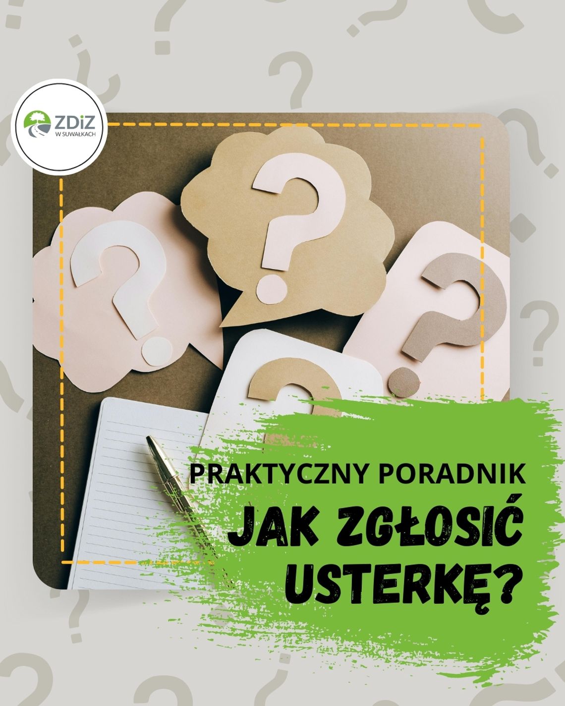 🔧🟦 Suwałki dbają o bezpieczeństwo! ZDiZ przypomina: zgłaszaj usterki i zagrożenia w przestrzeni publicznej 🔧🟦 Suwałki dbają o bezpieczeństwo! ZDiZ przypomina: zgłaszaj usterki i zagrożenia w przestrzeni publicznej