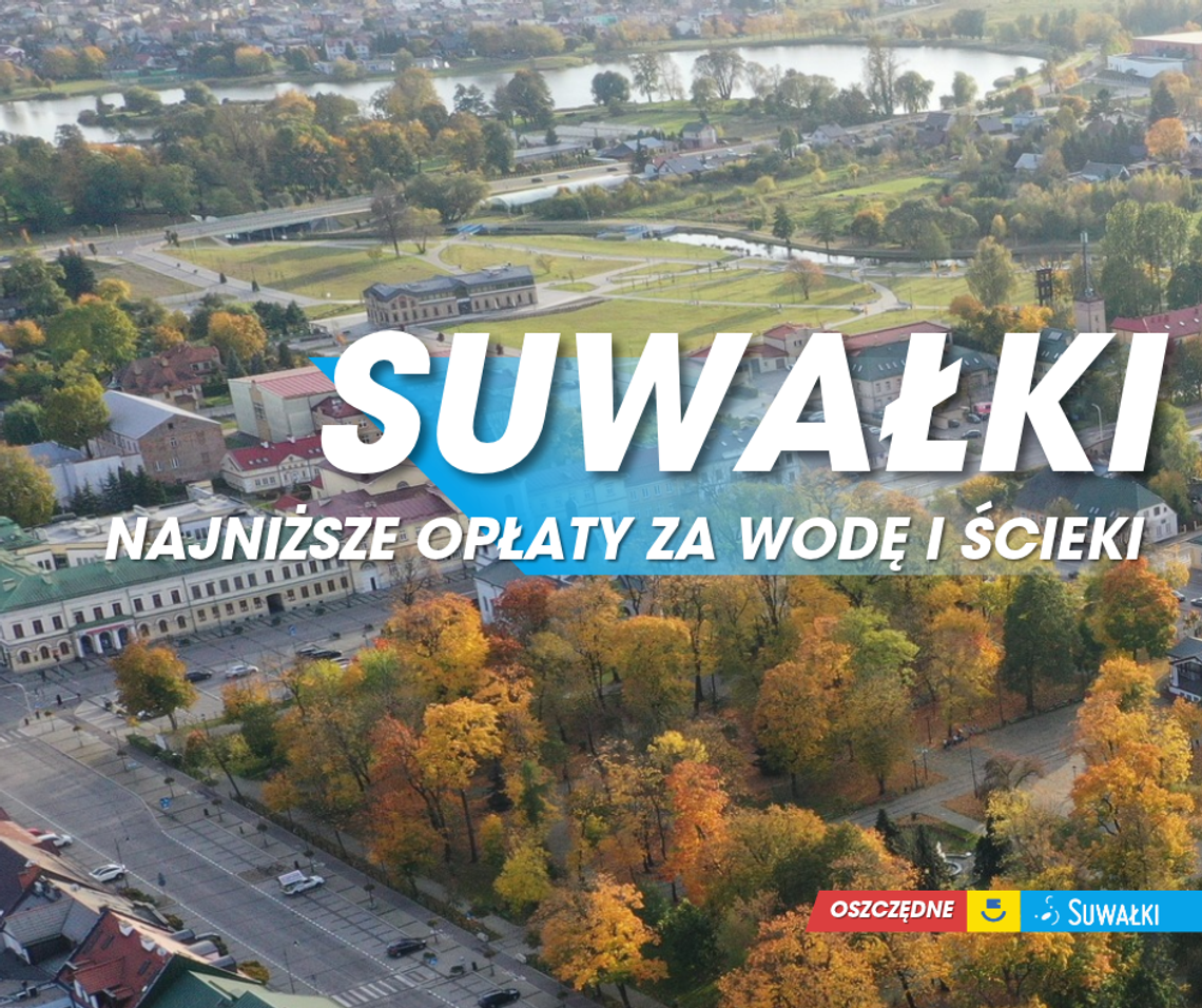 Suwałki na pierwszym miejscu. Tyle mieszkańcy płacą za wodę i ścieki Suwałki na pierwszym miejscu. Tyle mieszkańcy płacą za wodę i ścieki