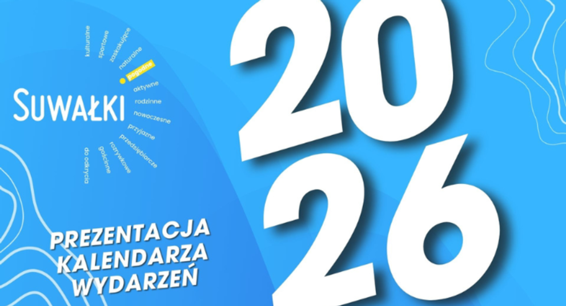 Suwałki odsłoniły kalendarz wydarzeń 2026. Blues, air show i wielkie święto kina 🎭🎶✈️