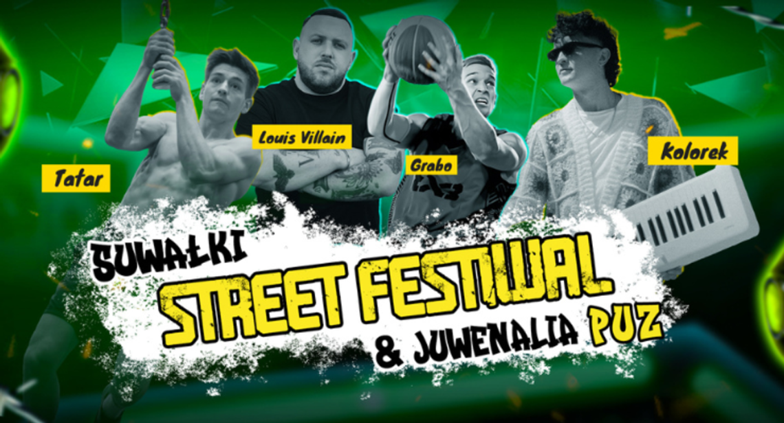 Suwałki Street Festiwal & Juwenalia PUZ 2026. Dwa dni sportu, muzyki i miejskiej energii