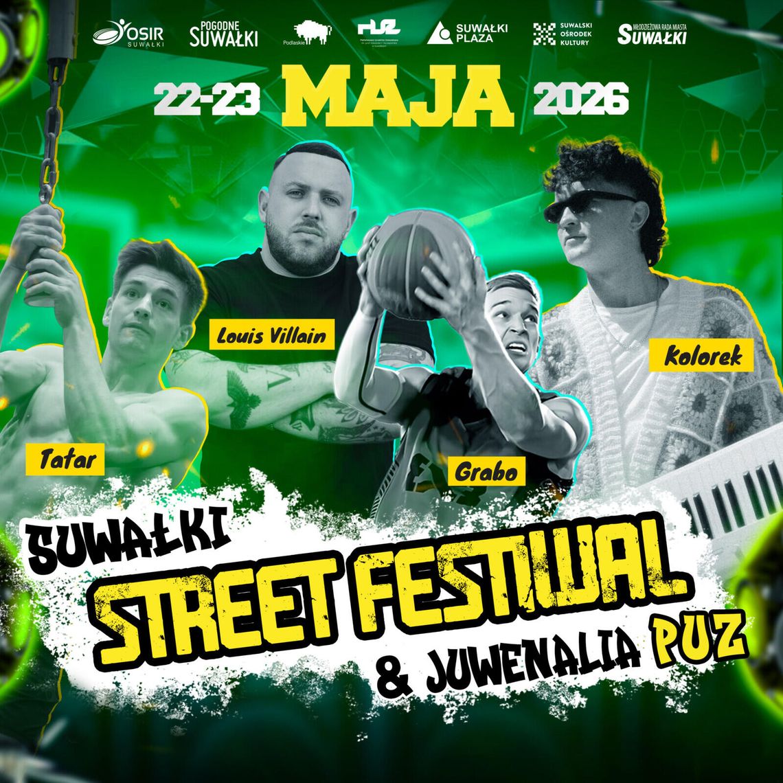 Suwałki Street Festiwal & Juwenalia PUZ 2026. Sport, kultura i muzyka w jednym wydarzeniu
