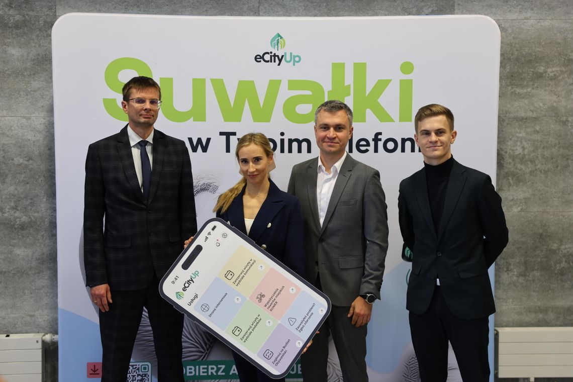 Suwałki z nową aplikacją mobilną. Poznaj eCityUp!