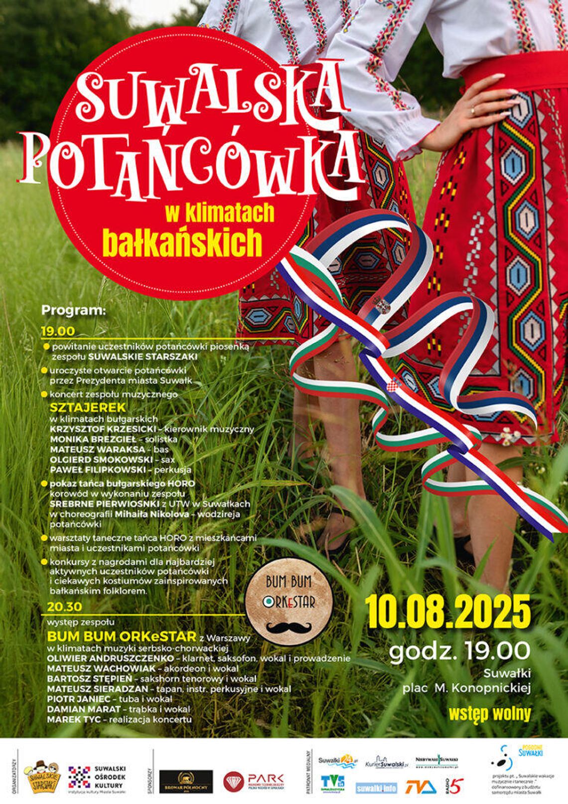 💃 Suwalska Potańcówka na finał Dni Suwałk! Bałkańska energia na Placu Marii Konopnickiej 💃 Suwalska Potańcówka na finał Dni Suwałk! Bałkańska energia na Placu Marii Konopnickiej