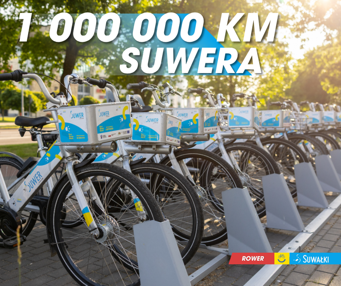 🚴♀️ SUWER przekroczył milion kilometrów! Podsumowanie 5. sezonu miejskich rowerów w Suwałkach 🚴♂️ 🚴♀️ SUWER przekroczył milion kilometrów! Podsumowanie 5. sezonu miejskich rowerów w Suwałkach 🚴♂️