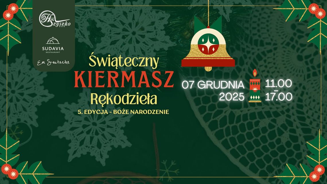 🎄✨ Świąteczny Kiermasz Rękodzieła w Hotelu Szyszko już 7 grudnia! ✨🎄 🎄✨ Świąteczny Kiermasz Rękodzieła w Hotelu Szyszko już 7 grudnia! ✨🎄