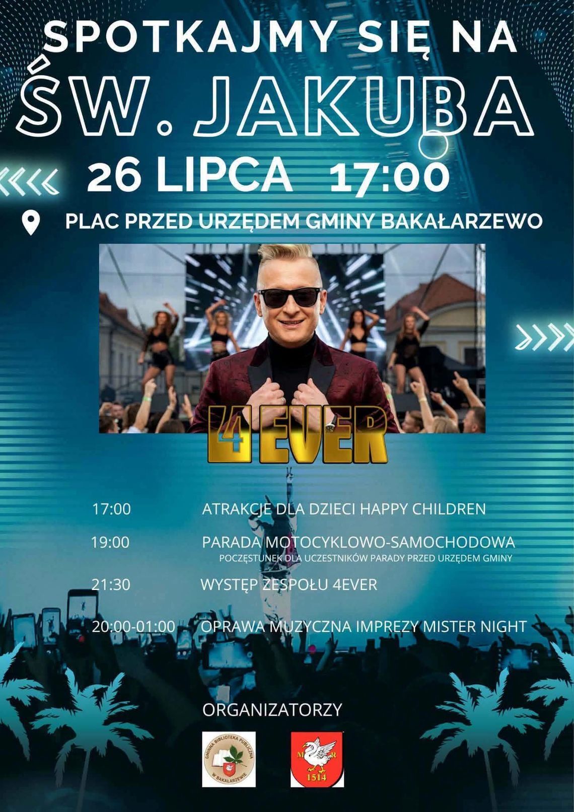 Święto św. Jakuba w Bakałarzewie – muzyka, parada i atrakcje dla całych rodzin Święto św. Jakuba w Bakałarzewie – muzyka, parada i atrakcje dla całych rodzin