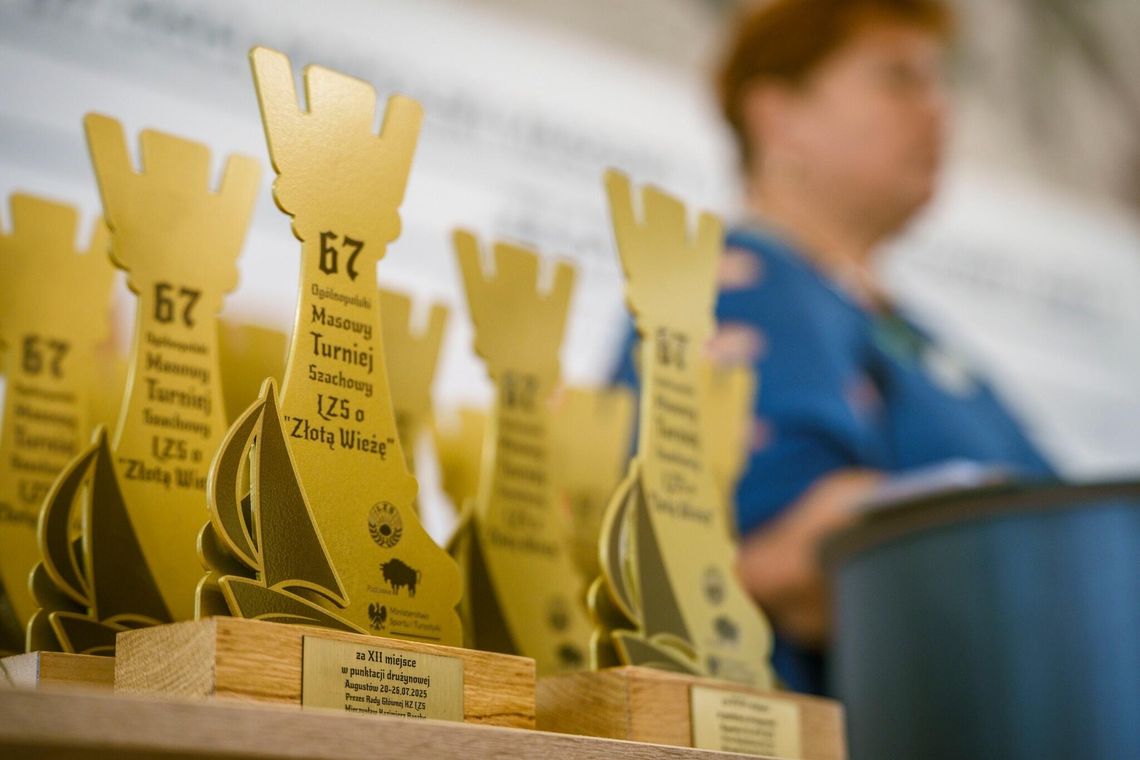 ♟️ Szach i mat w Augustowie! 67. Ogólnopolski Turniej Szachowy LZS o „Złotą Wieżę” zakończony 🏆