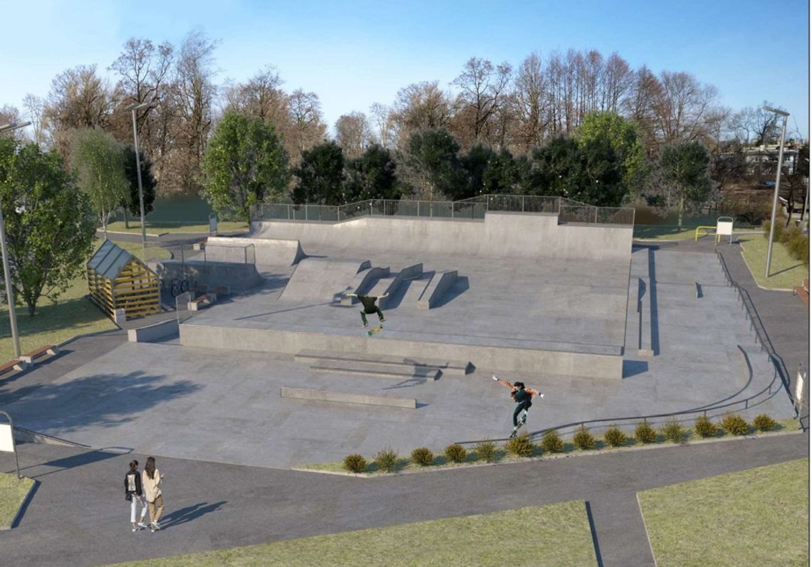 Tak będzie wyglądał nowy skatepark nad Zalewem Arkadia! 🛹🔥 Suwałki czekają na dofinansowanie
