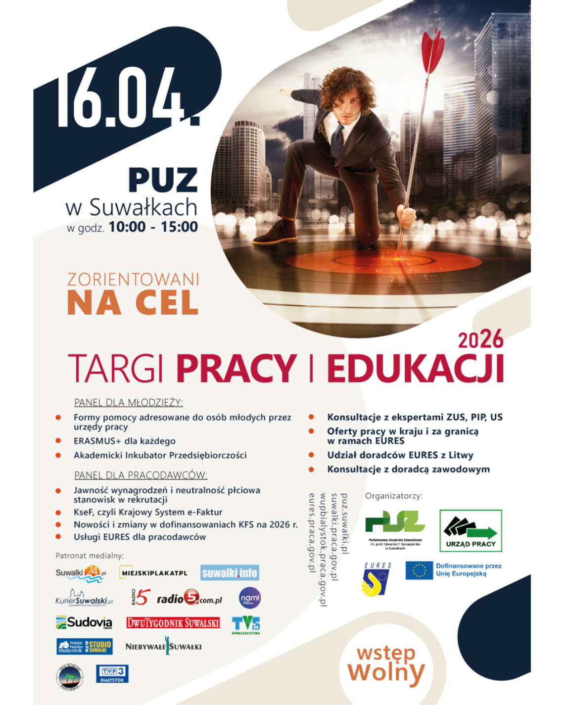 Targi Pracy i Edukacji 2026 w Suwałkach. Do wydarzenia zostało 30 dni Targi Pracy i Edukacji 2026 w Suwałkach. Do wydarzenia zostało 30 dni